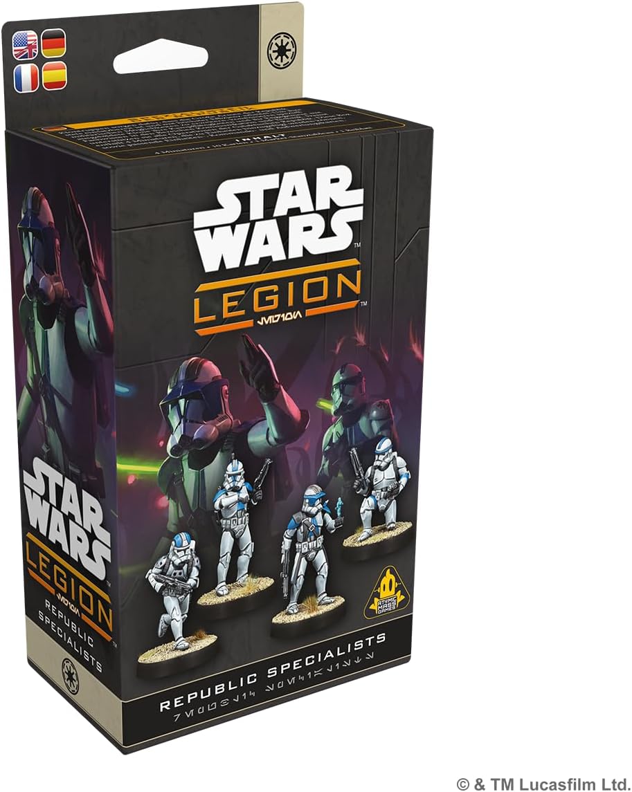 Asmodee | Star Wars: Legion - Republic Specialists | Miniatures Game | Ages 14+ | 2 Players | 90 Minutes Playing Time