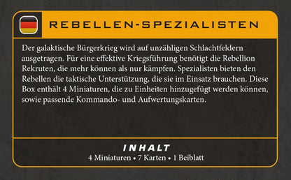 Asmodee | Star Wars: Legion - Rebel Specialists | Miniatures Game | Ages 14+ | 2 Players | 90 Minutes Playing Time
