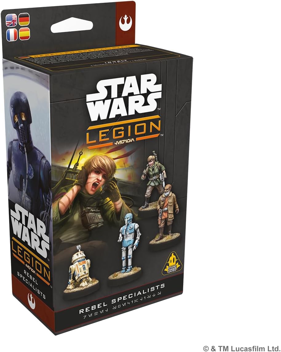 Asmodee | Star Wars: Legion - Rebel Specialists | Miniatures Game | Ages 14+ | 2 Players | 90 Minutes Playing Time