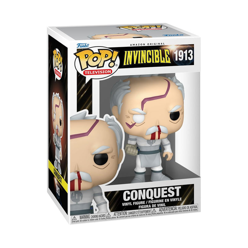 Funko POP! TV: Invincible - Conquest - 1 in 6 chance of receiving the rare Chase variant - Styles may vary - Collectable Vinyl Figure - Gift Idea - Official Merchandise - Toys For Kids & Adults