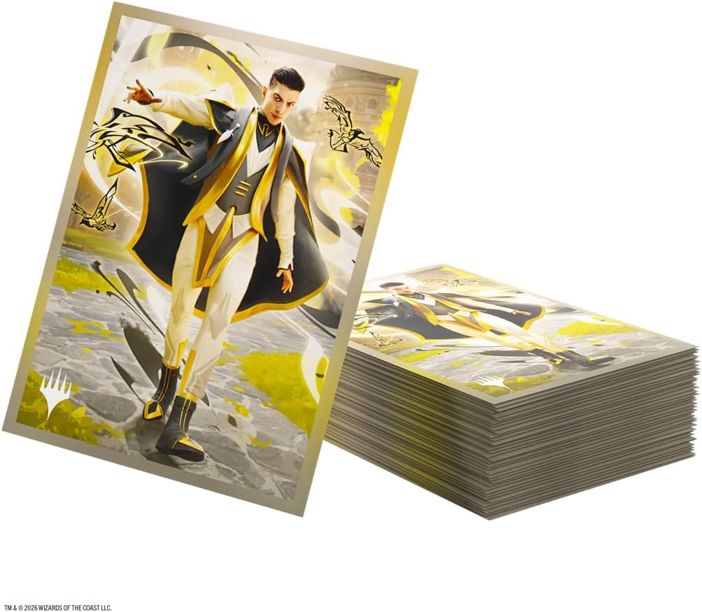 Gamegenic | Magic: The Gathering | Secrets of Strixhaven Premium Art Sleeves - Commander 1 | Trading Card Game Accessory | Ages 13+