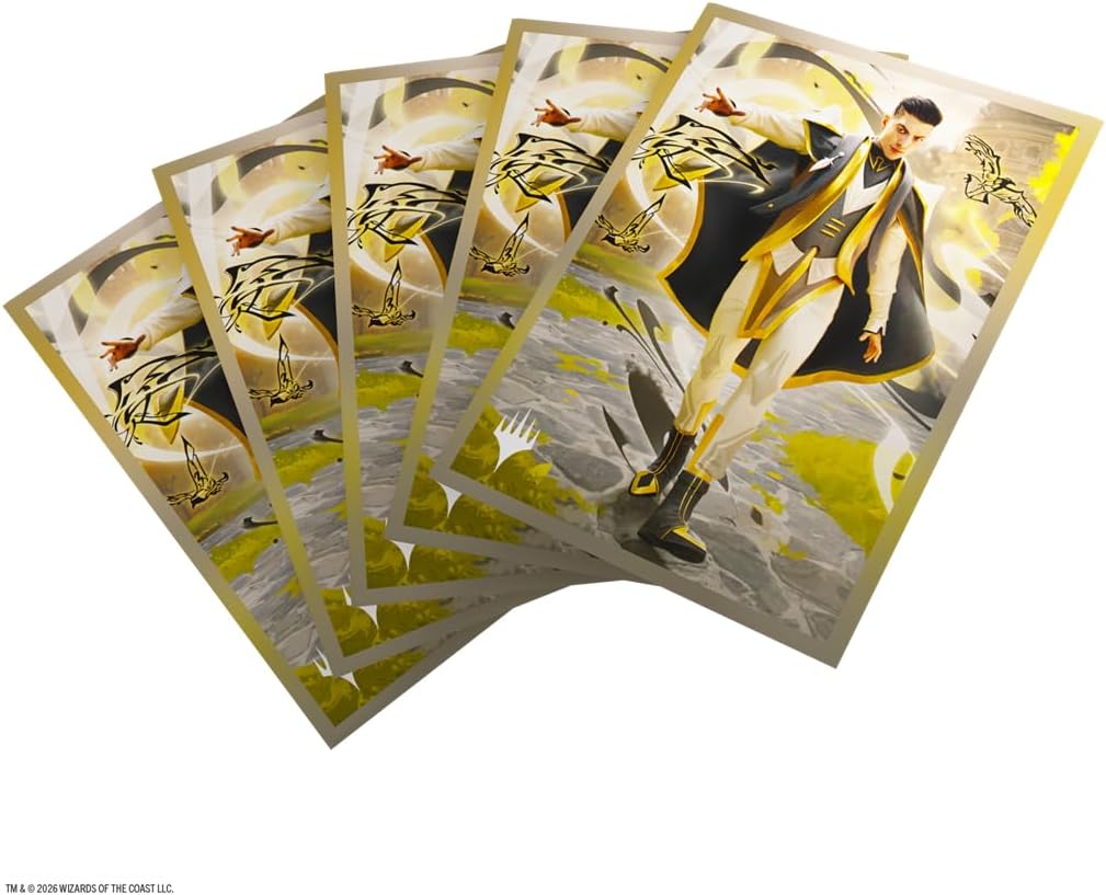 Gamegenic | Magic: The Gathering | Secrets of Strixhaven Premium Art Sleeves - Commander 1 | Trading Card Game Accessory | Ages 13+