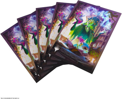 Gamegenic | Magic: The Gathering | Secrets of Strixhaven Premium Art Sleeves - Commander 5 | Trading Card Game Accessory | Ages 13+
