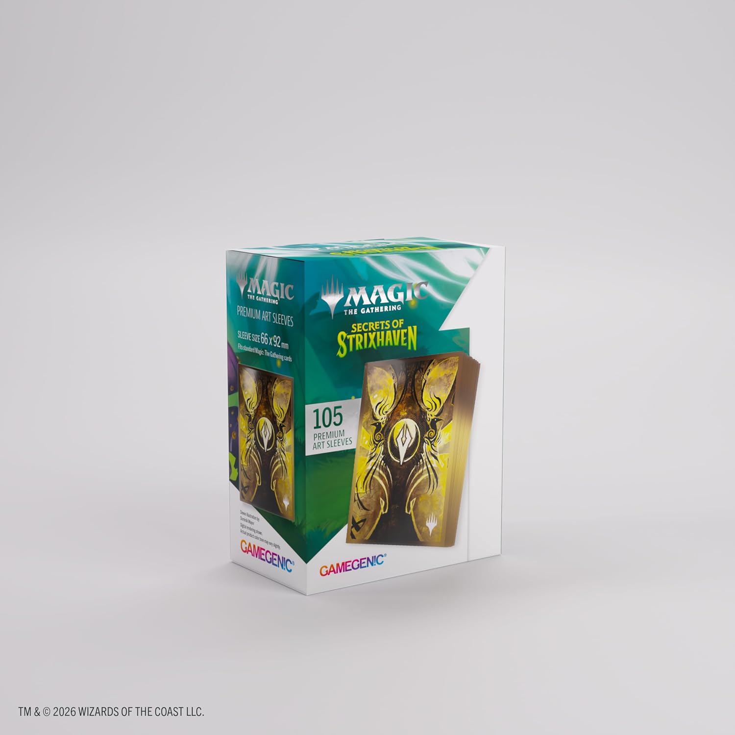 Gamegenic | Magic: The Gathering | Secrets of Strixhaven Premium Art Sleeves - Faction 1 | Trading Card Game Accessory | Ages 13+