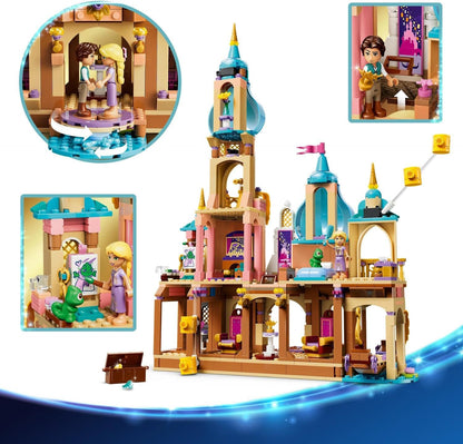 LEGO | Disney Princess Rapunzels Kasteel Bouwpakket voor Kinderen met 4 Poppetjes, Pascal Figuur en Accessoires - Cadeau voor Meisjes en Jongens vanaf 6 Jaar en Fans van Tangled - 43297
