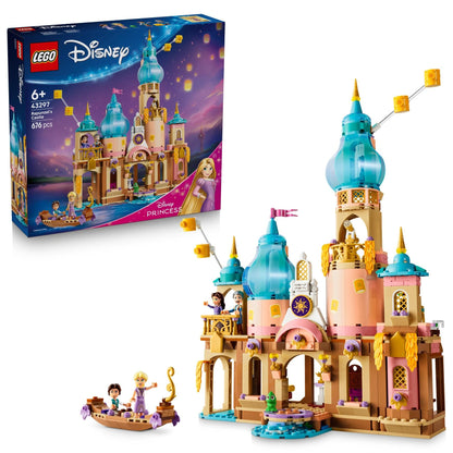LEGO | Disney Princess Rapunzels Kasteel Bouwpakket voor Kinderen met 4 Poppetjes, Pascal Figuur en Accessoires - Cadeau voor Meisjes en Jongens vanaf 6 Jaar en Fans van Tangled - 43297