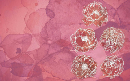 Tracing Art: Beautiful Flowers