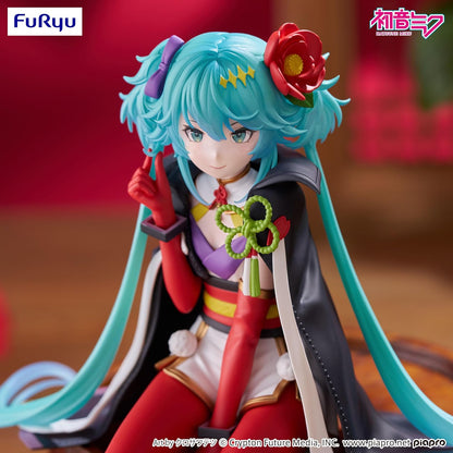 Furyu Corporation-Hatsune Miku Noodle Stopper Figure -Flower Fairy Camellia