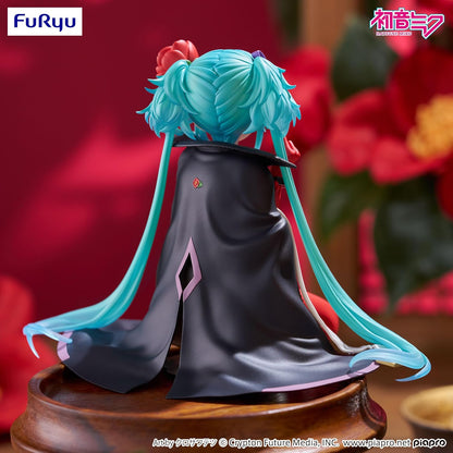 Furyu Corporation-Hatsune Miku Noodle Stopper Figure -Flower Fairy Camellia
