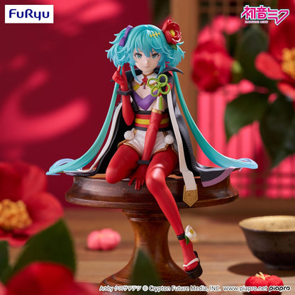 Furyu Corporation-Hatsune Miku Noodle Stopper Figure -Flower Fairy Camellia
