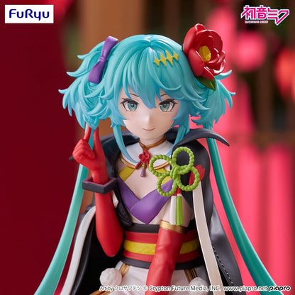 Furyu Corporation-Hatsune Miku Noodle Stopper Figure -Flower Fairy Camellia