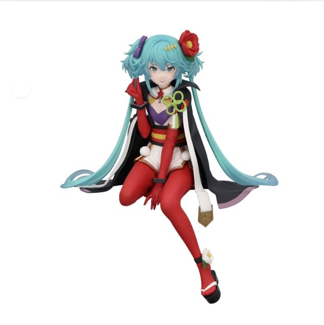 Furyu Corporation-Hatsune Miku Noodle Stopper Figure -Flower Fairy Camellia