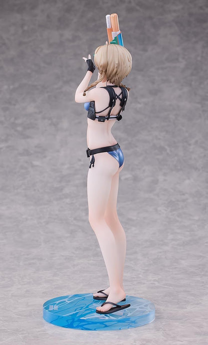 Steins Gate Pvc Statue 1/7 Suzuha Amane: Swimsuit Ver. 26 Cm