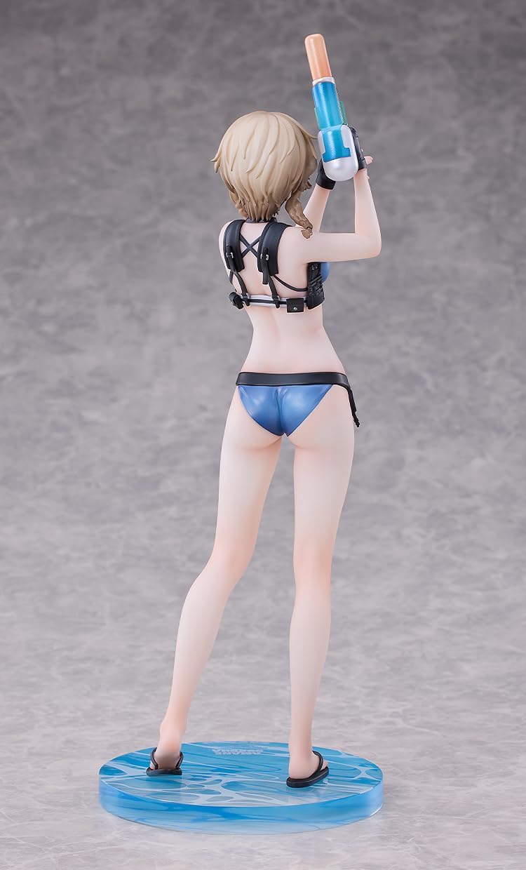 Steins Gate Pvc Statue 1/7 Suzuha Amane: Swimsuit Ver. 26 Cm