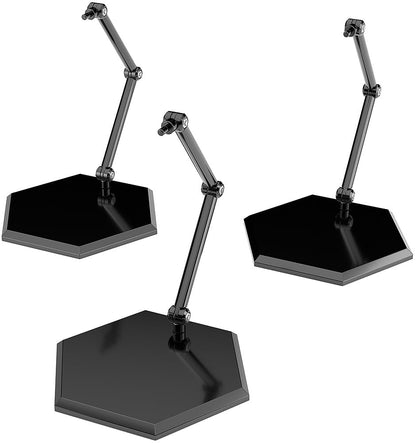 Good Smile Company The Simple Stand x 3, Black (For Figures & Models) (HEX) Type Plastic Base