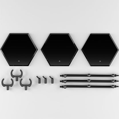 Good Smile Company The Simple Stand x 3, Black (For Figures & Models) (HEX) Type Plastic Base