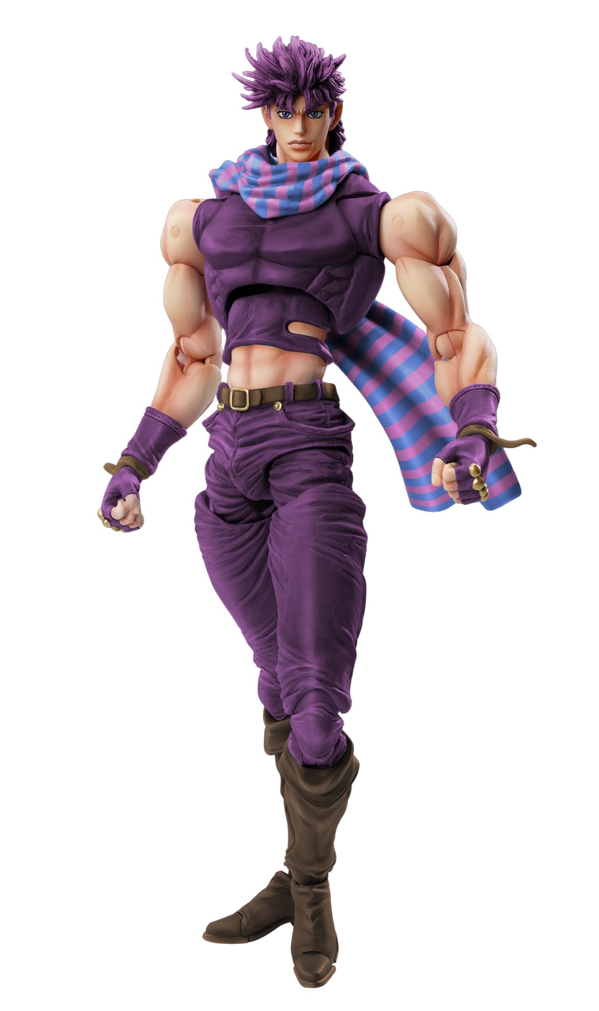 Medicos Entertainment Super Action Figure, Jojo's Bizarre Adventure Part 2, Joseph Joster Terzo, circa 165 mm, PVC, ABS e nylon, Action Figure preverniciata