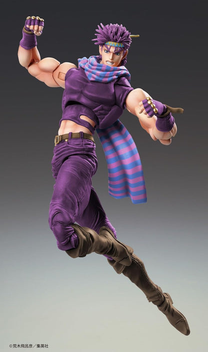Medicos Entertainment Super Action Figure, Jojo's Bizarre Adventure Part 2, Joseph Joster Terzo, circa 165 mm, PVC, ABS e nylon, Action Figure preverniciata