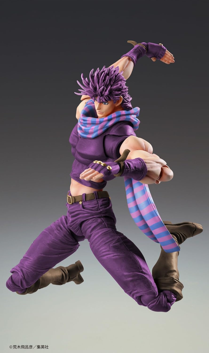 Medicos Entertainment Super Action Figure, Jojo's Bizarre Adventure Part 2, Joseph Joster Terzo, circa 165 mm, PVC, ABS e nylon, Action Figure preverniciata