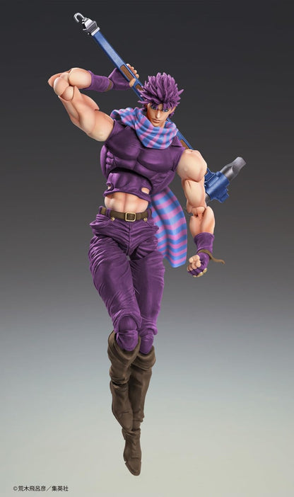 Medicos Entertainment Super Action Figure, Jojo's Bizarre Adventure Part 2, Joseph Joster Terzo, circa 165 mm, PVC, ABS e nylon, Action Figure preverniciata