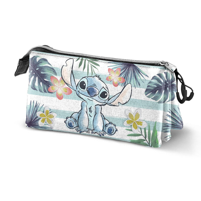 Disney Lilo and Stitch Ocean-Astuccio triplo, blu, 23 x 11 cm