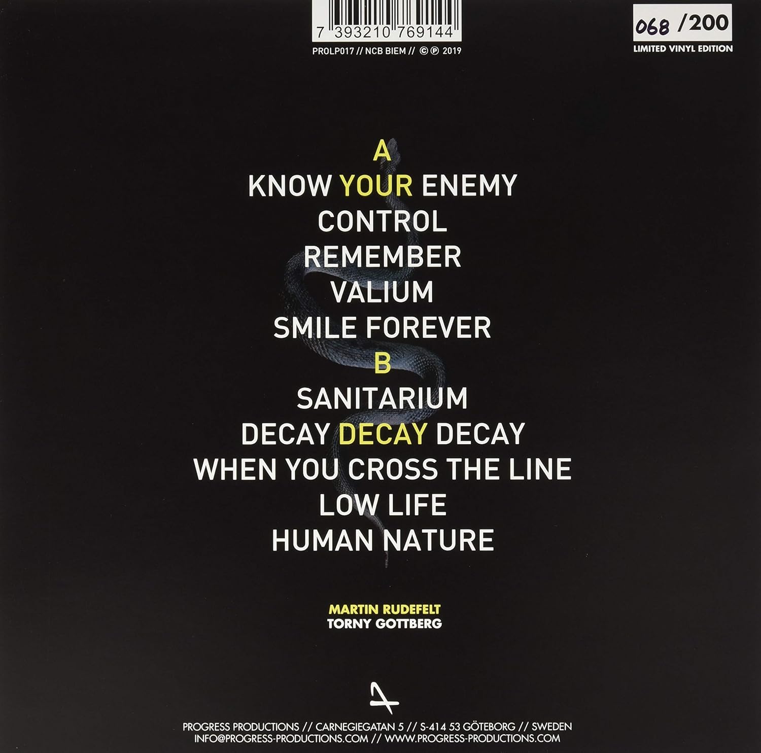 The fall of man - Limited transparent vinyl