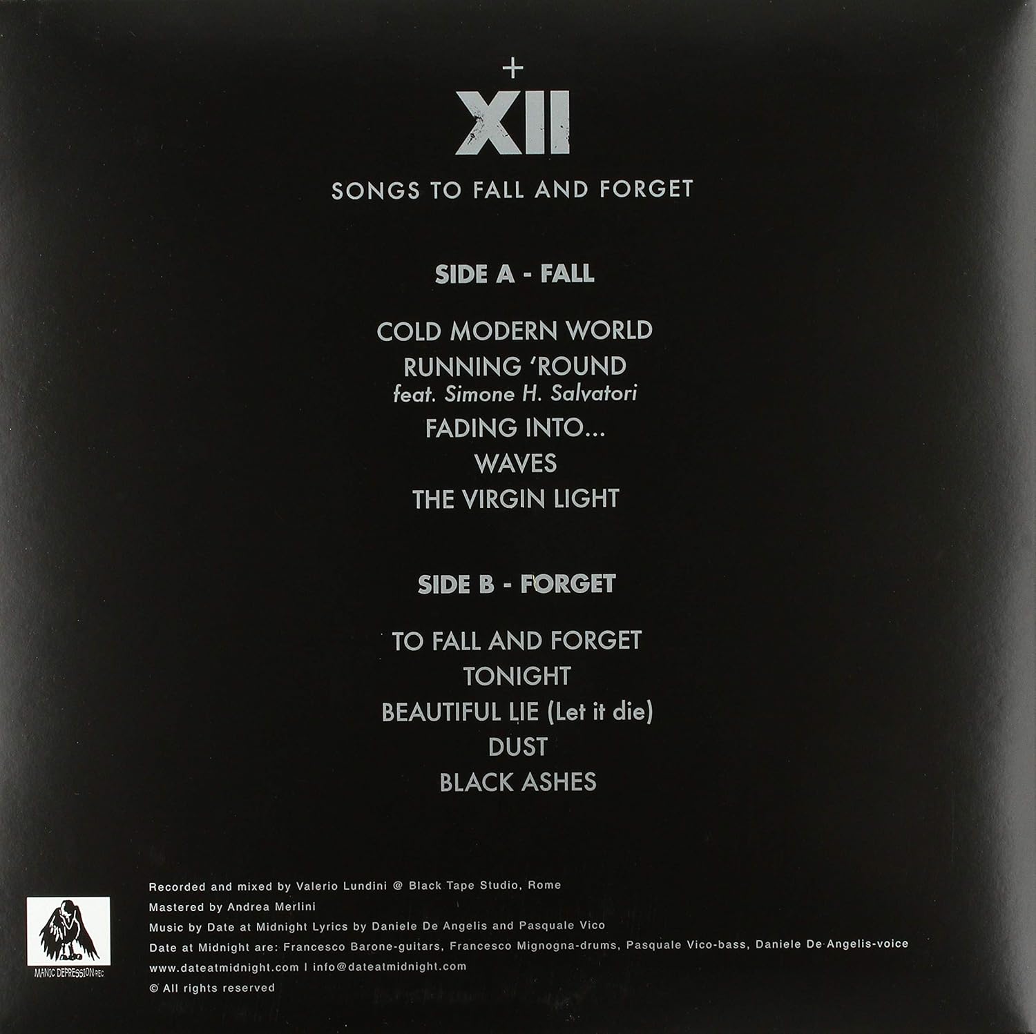 Songs To Fall And Forget