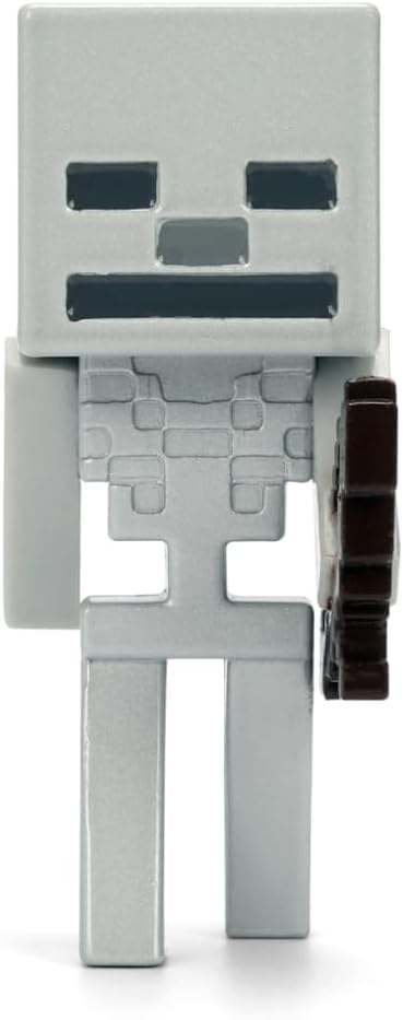 Jada Toys Minecraft Figur (1 Stück) - 1 von 4 Sammelfiguren aus Metall (Steve, Alex, Skelett, Dorfbewohner) für Fans und Kinder ab 8 Jahre, Auswahl per Zufallslos, 6,5 cm, Welle 4
