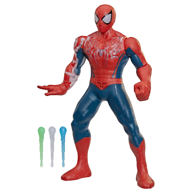 Marvel Spider-Man Day Power-Charge Spider-Man, Electronic Action Figure, 36.8 cm, Super Hero Toys and Figures for Children, 4+