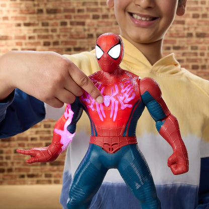Marvel Spider-Man Day Power-Charge Spider-Man, Electronic Action Figure, 36.8 cm, Super Hero Toys and Figures for Children, 4+