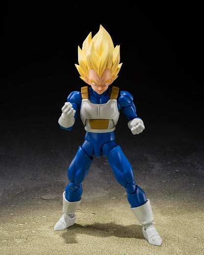 TAMASHII NATIONS Dragon Ball Z – Figurine Super Saiyan Vegeta (Dangerous Pride) S.H.Figuarts