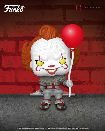 Funko POP! Movies: Es - Kapitel 1 - Pennywise - Regalfigur - Sammlerfigur aus Vinyl - Spielzeug für Kinder und Erwachsene - Modellfigur für Sammler und zur Ausstellung