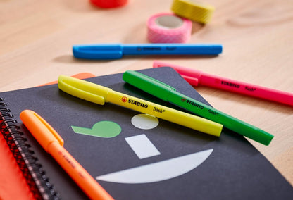 STABILO - Markeerstiften - flash - Premium highlighter - Etui met 4 kleuren