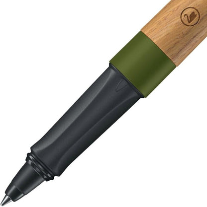 STABILO Grow Balpen - Mos Groen/Eikenhout