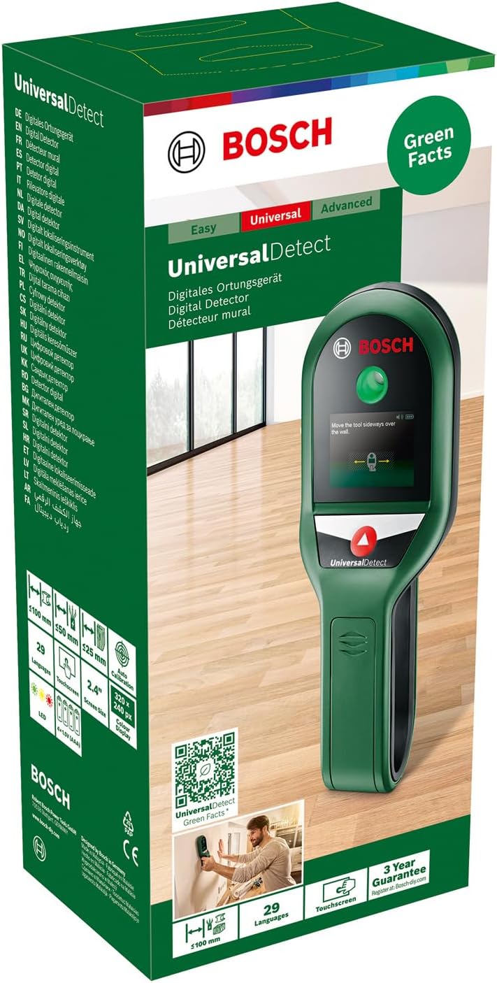 Bosch Universaldetect - Leiding Detector - Inclusief Batterijen
