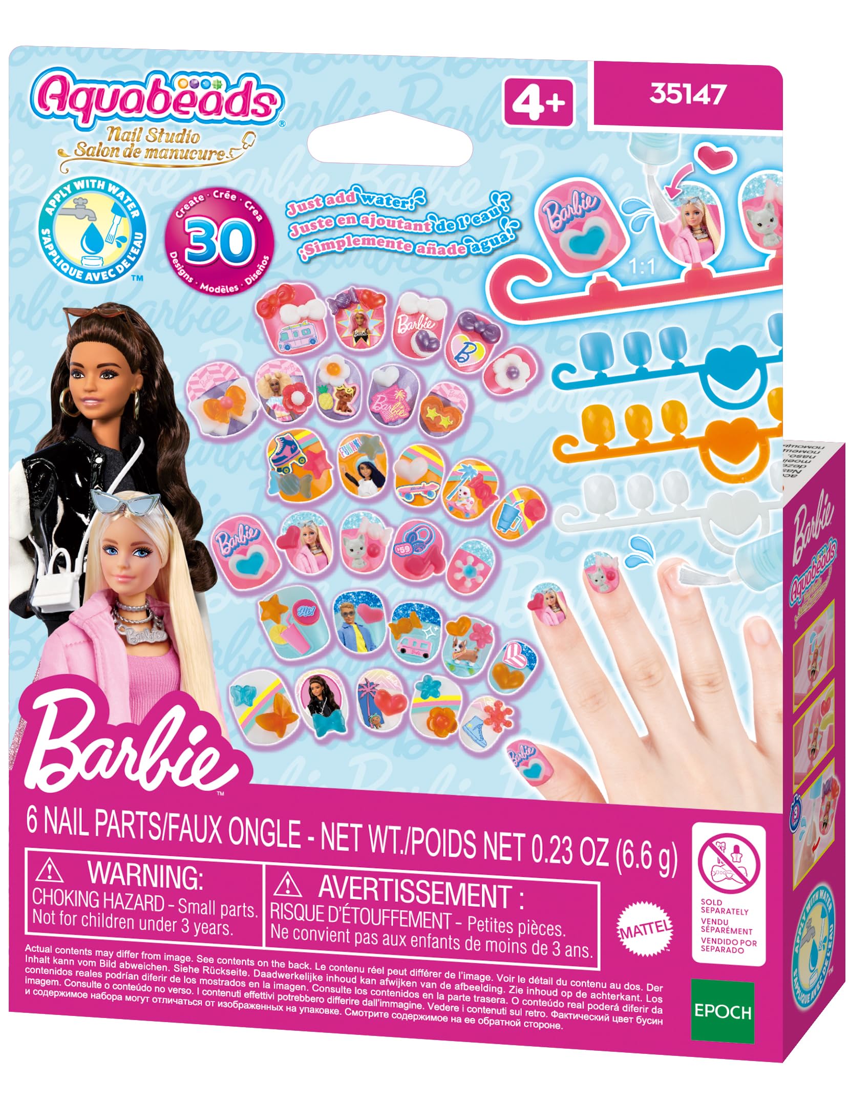 Aquabeads Nagelstudio Barbie Navullingsset