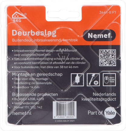 Nemef - Deurbeslag - Buitendeur - Inbraakwerend -Kerntrek