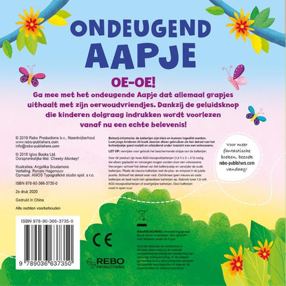 Ondeugend Aapje met Geluidsknop