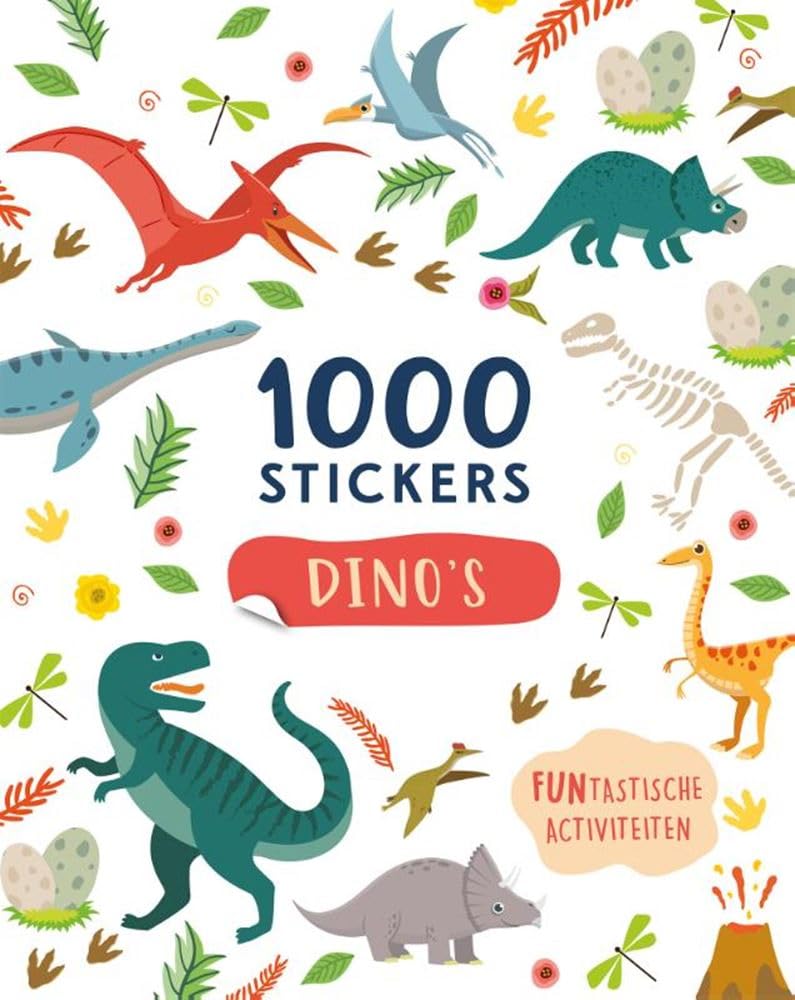 Dino's - 1000 stickers: Funtastische activiteiten