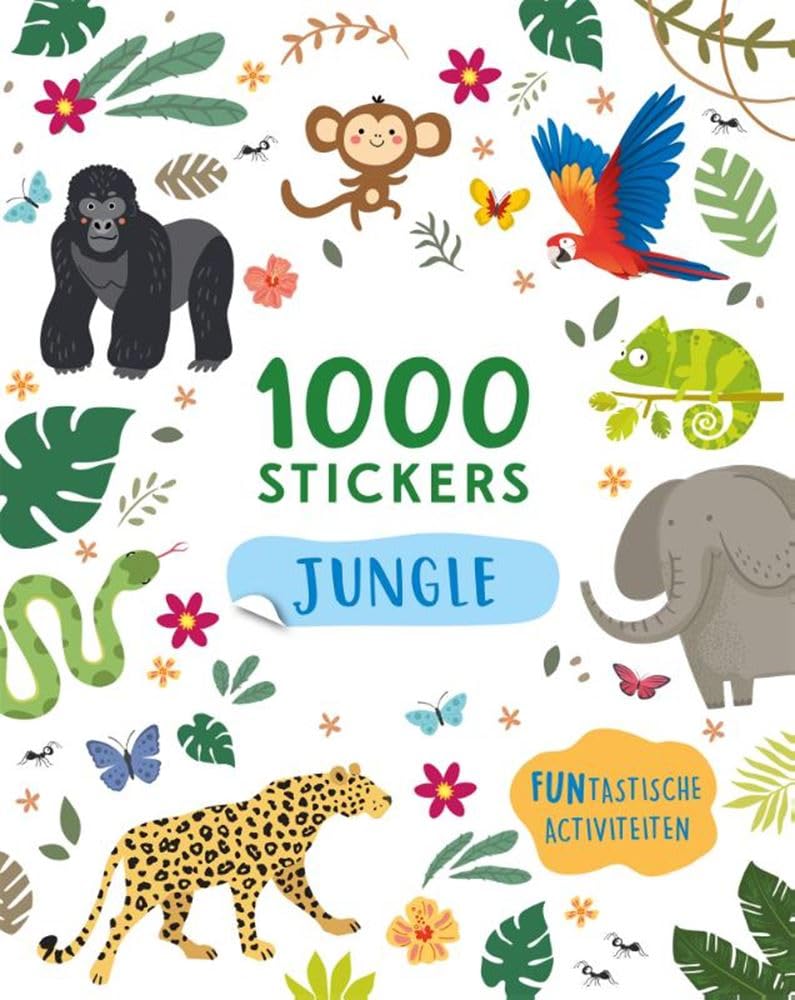Doeboek Jungle - 1000 Stickers