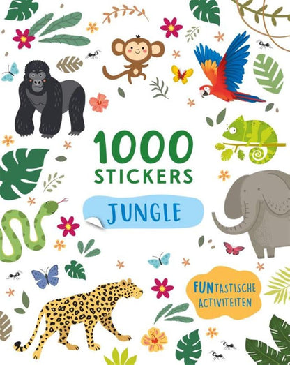 Doeboek Jungle - 1000 Stickers