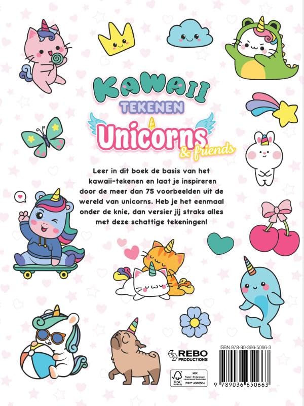 Kawaii Tekenen - Unicorns & Friends
