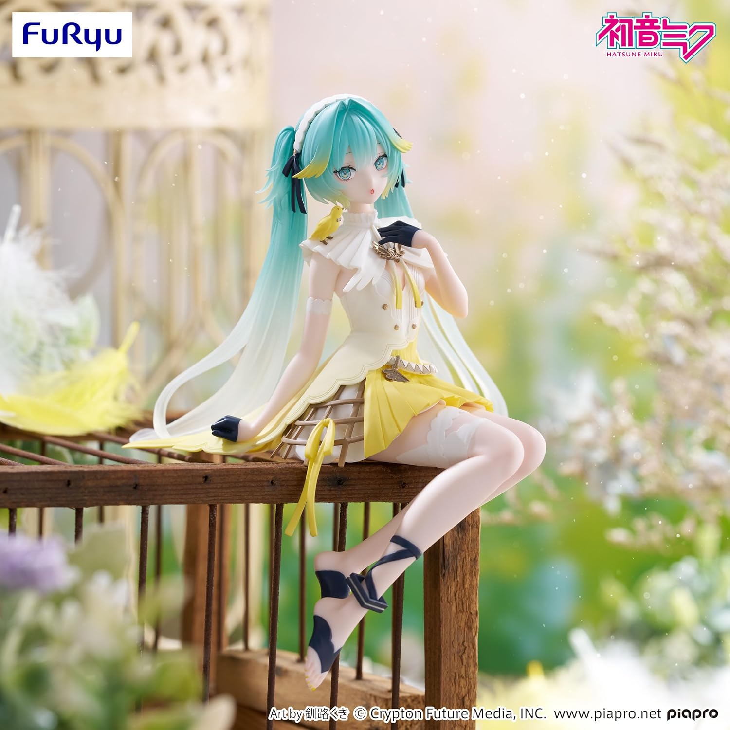 Furyu Hatsune Miku Nudelstopper-Figur – Kanarienvogel Ver. (14 cm
