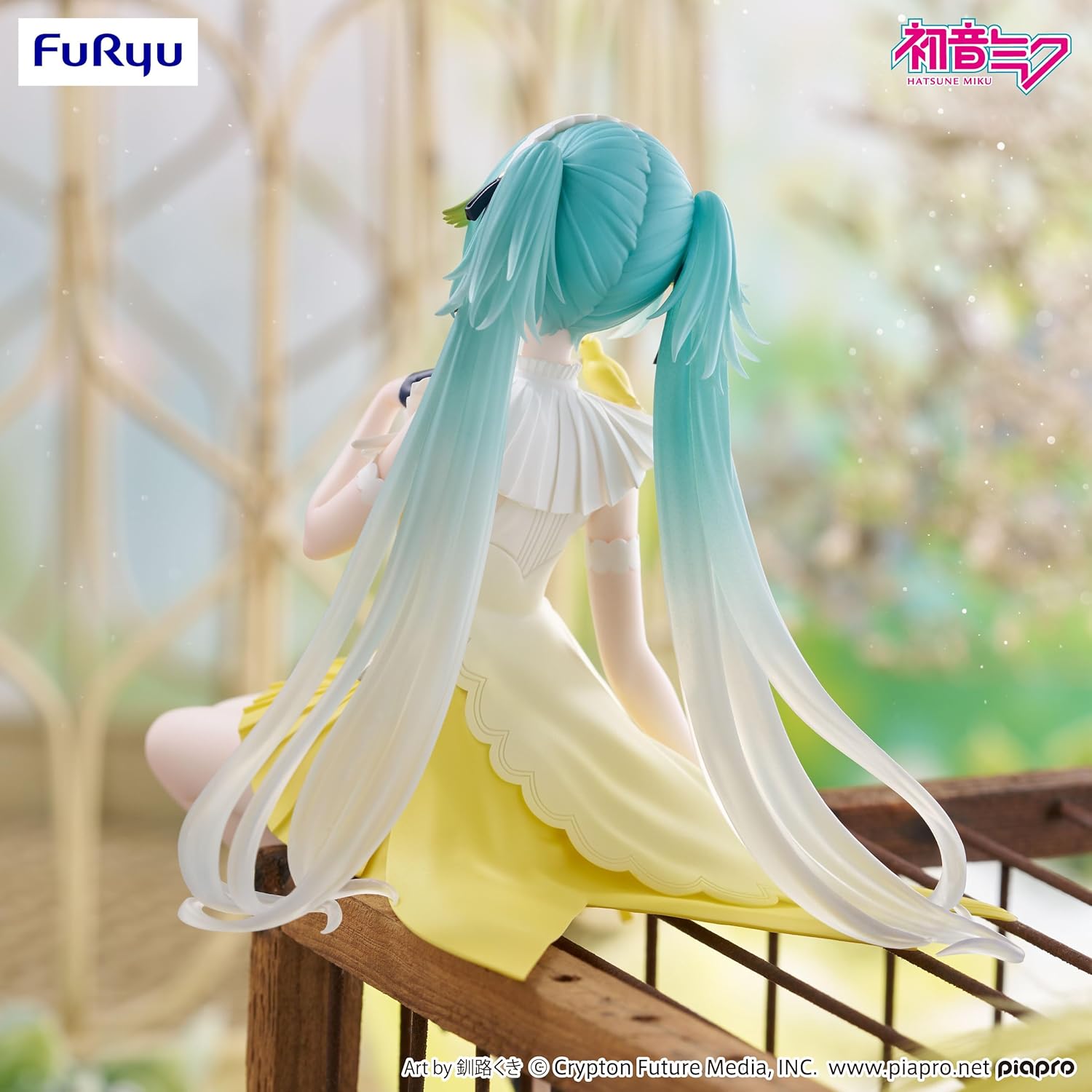 Furyu Hatsune Miku Nudelstopper-Figur – Kanarienvogel Ver. (14 cm