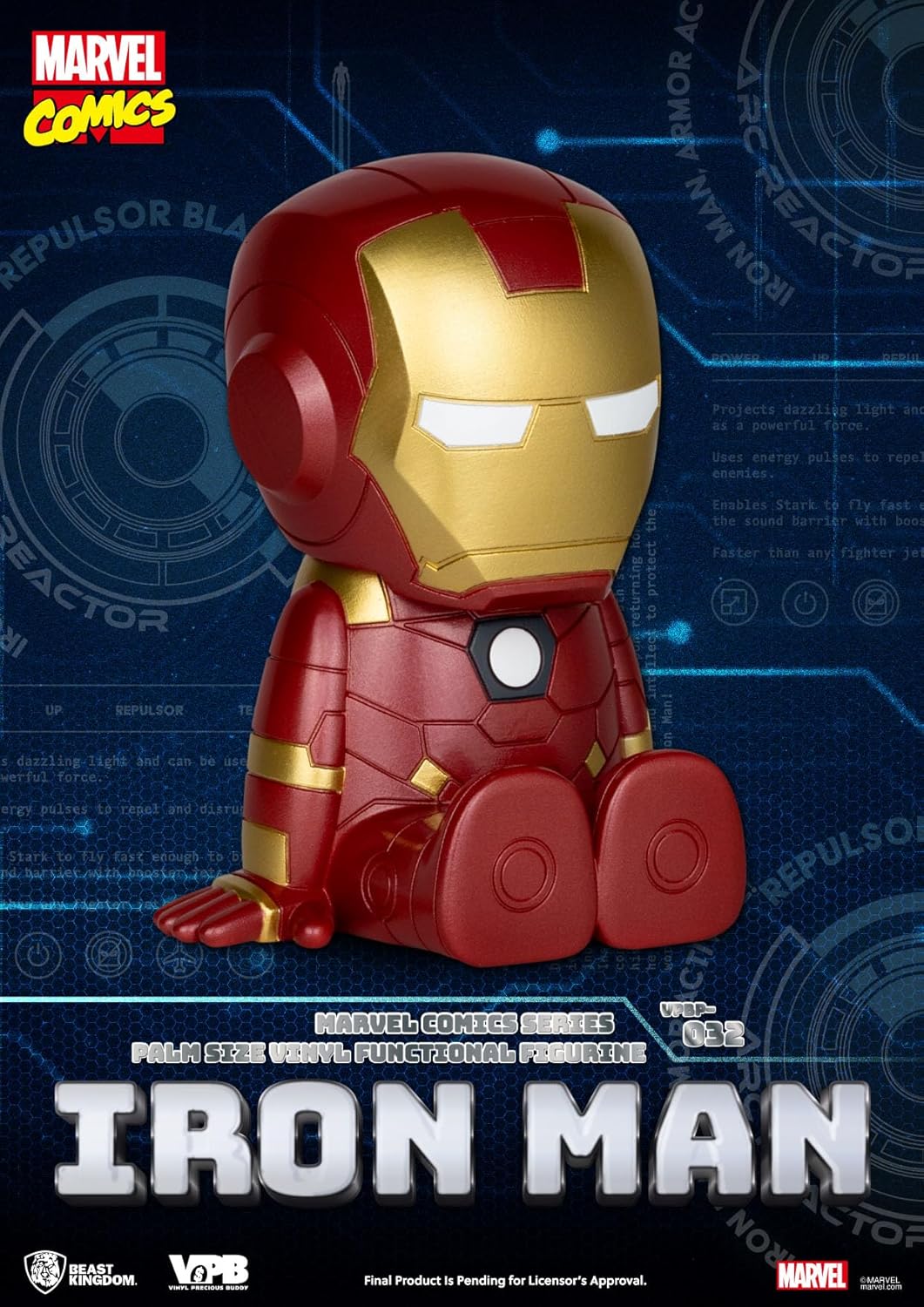 Classic Marvel Comics Piggy Vinyl Bank Iron-Man 12 Cm