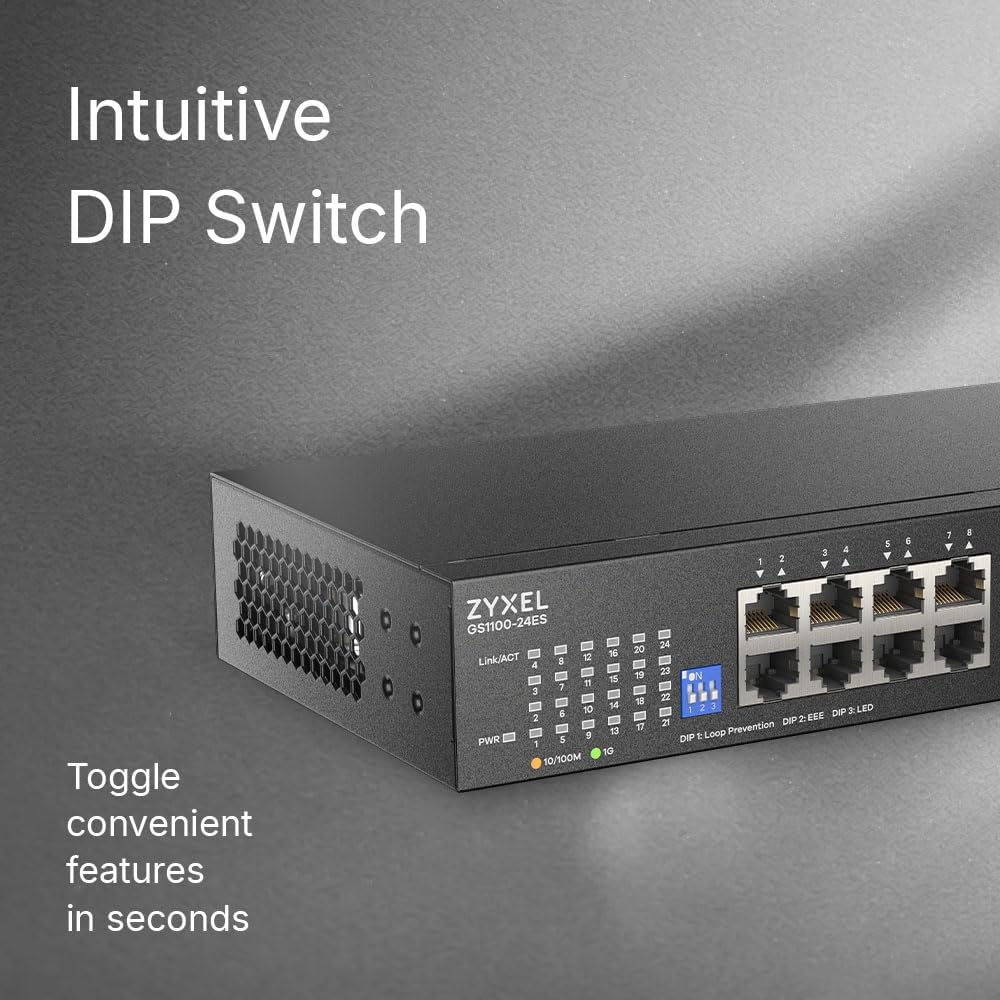 Zyxel Gs1100-24Es 24 Port Gigabit - D