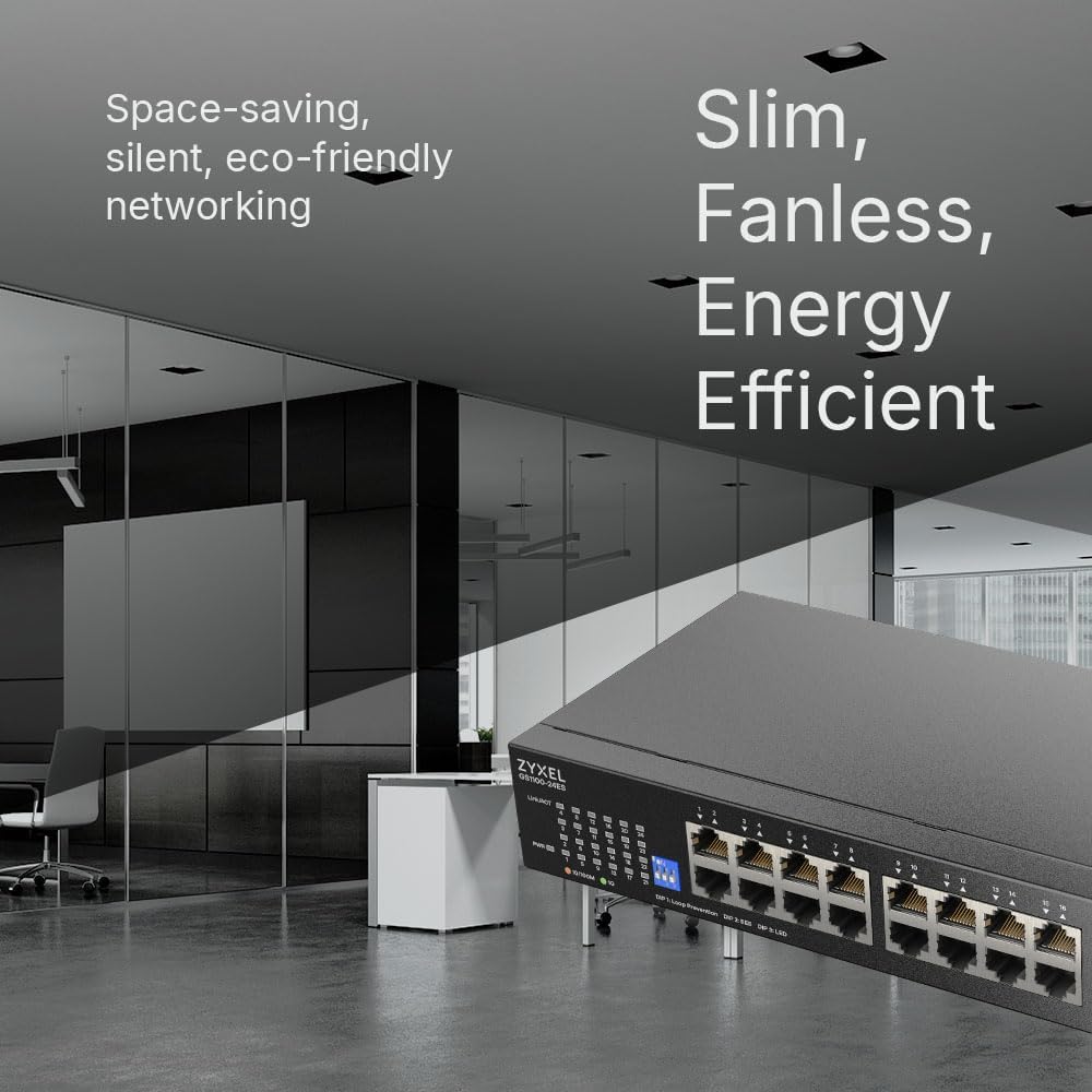 Zyxel Gs1100-24Es 24 Port Gigabit - D