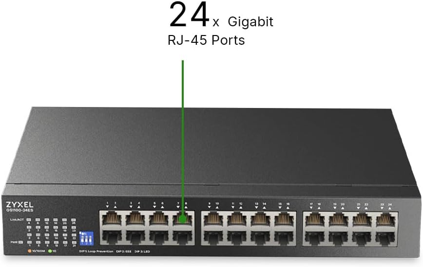 Zyxel Gs1100-24Es 24 Port Gigabit - D