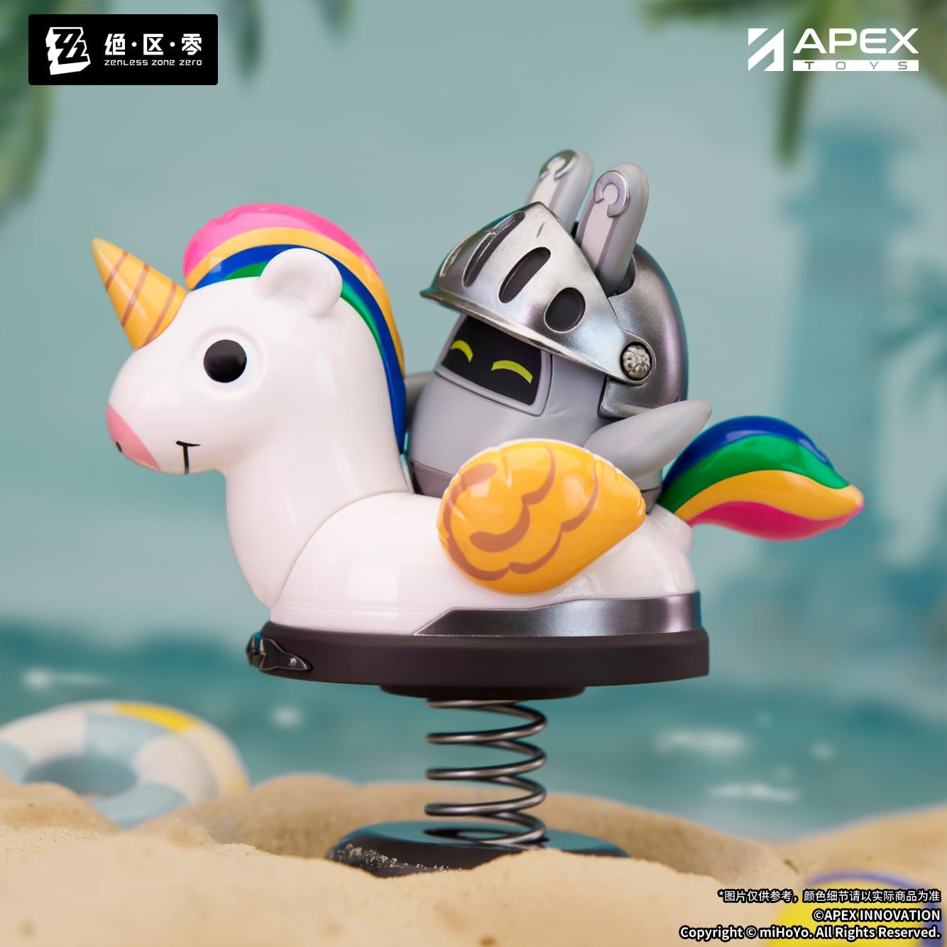 Zenless Zone Zero Pvc Statue Happy Shake Knightboo 9 Cm
