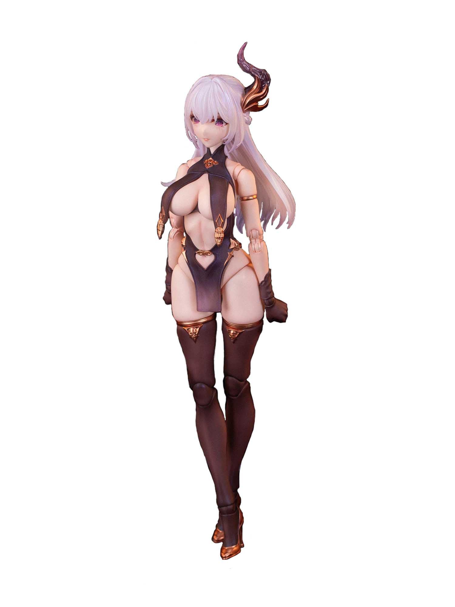 Original Character Action Figure 1/12 Hua Xia Shen Gui Hua Pi 16 Cm